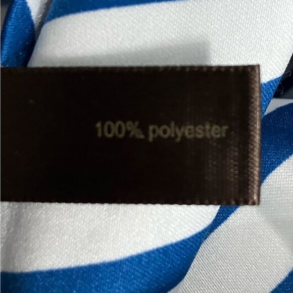 Blue & White Striped Sleeveless Blouse Sz Small The Limited - Picture 9 of 10